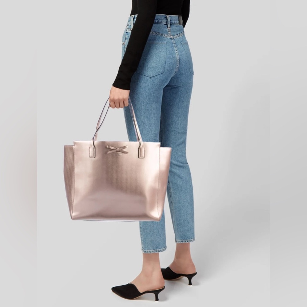 Kate Spade New York Metallic Sawyer Street Taden Tote - Picture 2 of 11